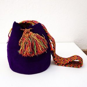 Wayuu Purple Bag